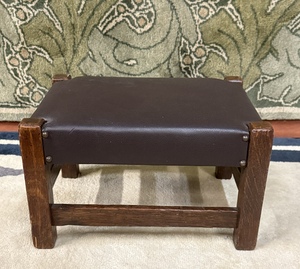 Gustav Stickley small footstool.
